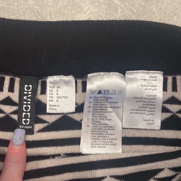 patterned mini skirt - Picture 2 of 2